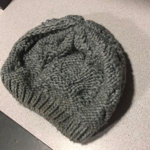 Grey Wool Beanie
